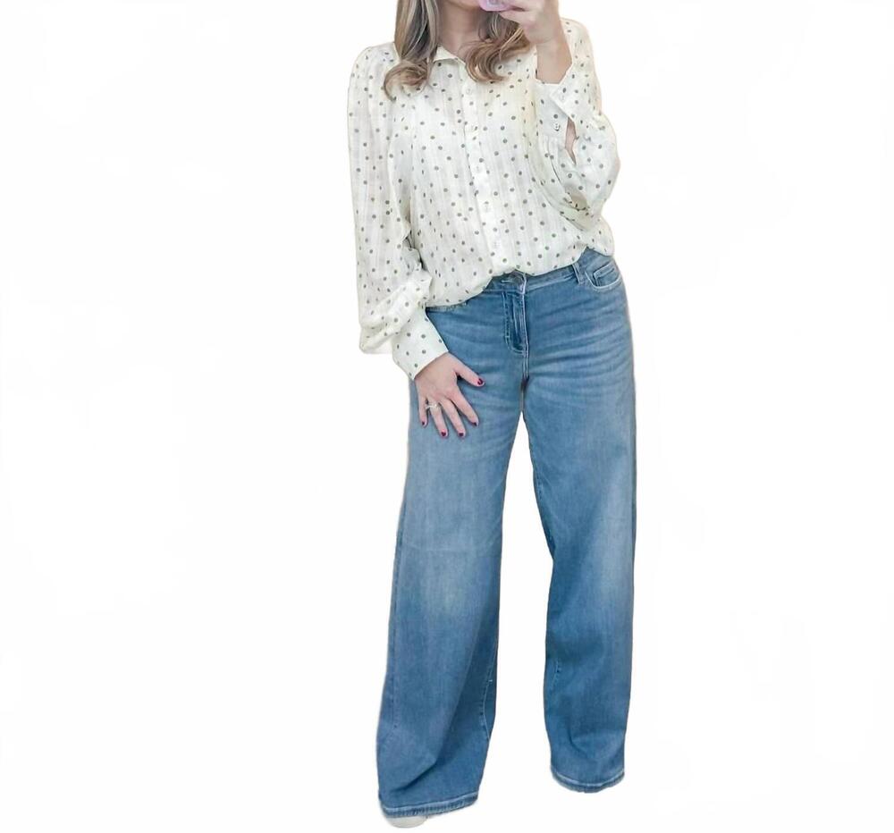 NEW HIDDEN newman wide leg jeans in blue